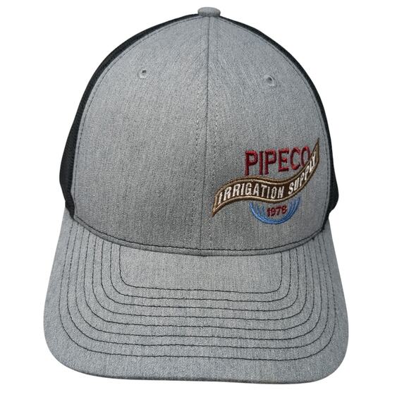 Pipeco Irrigation Supply 1978 Trucker Hat Gray OS Adjustable Mesh Richardson - Picture 1 of 11